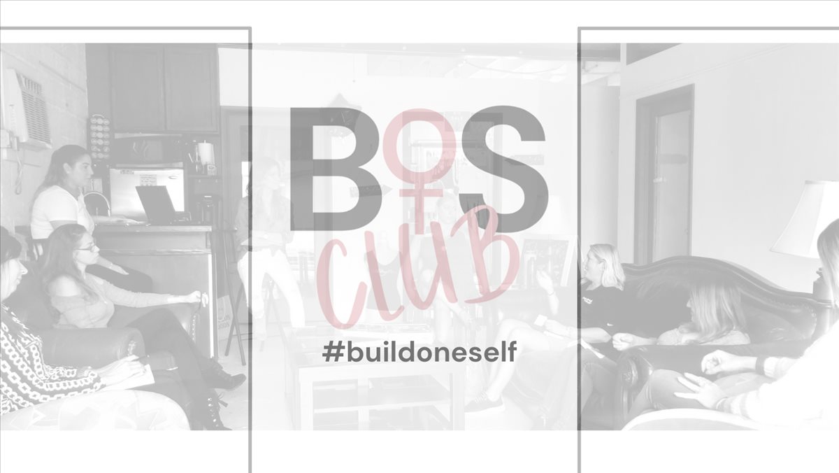 The NextGen BOS wordmark with the hashtag Build One Self in red